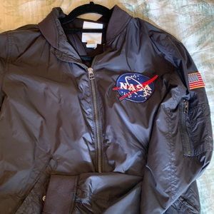 Black U.S Nasa H&M jacket